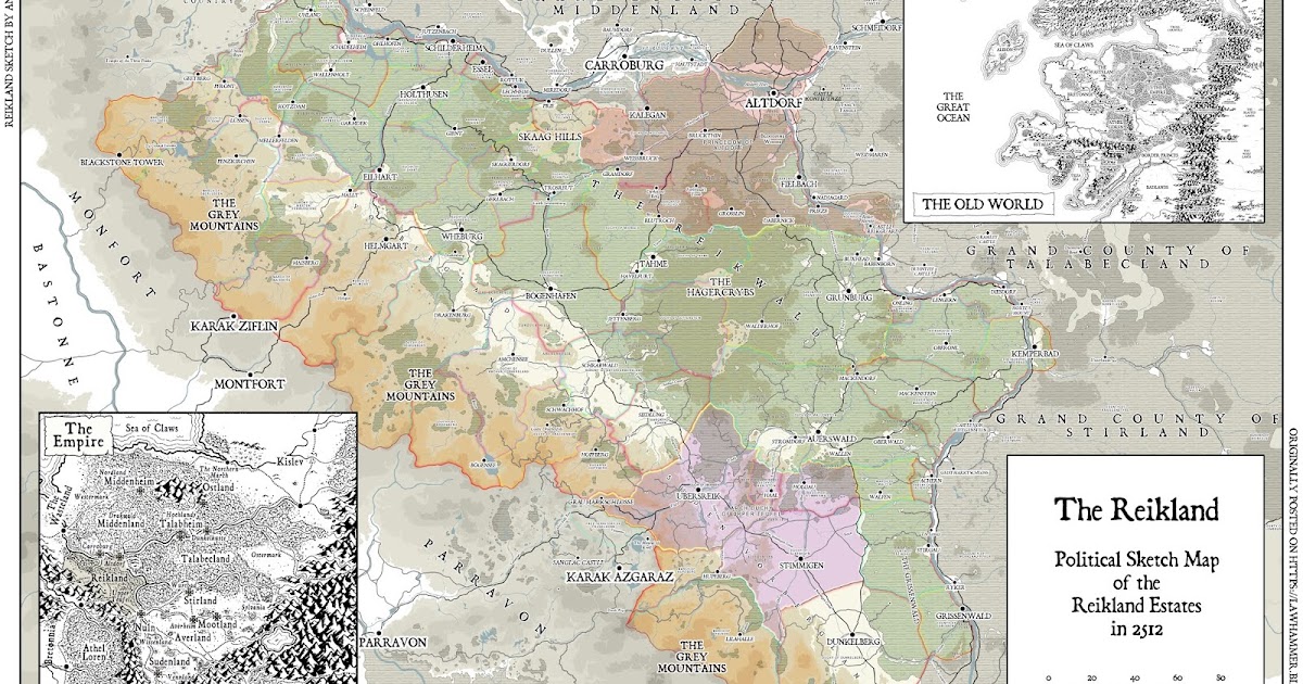 LAWHAMMER!: Reikland Political Sketch Map