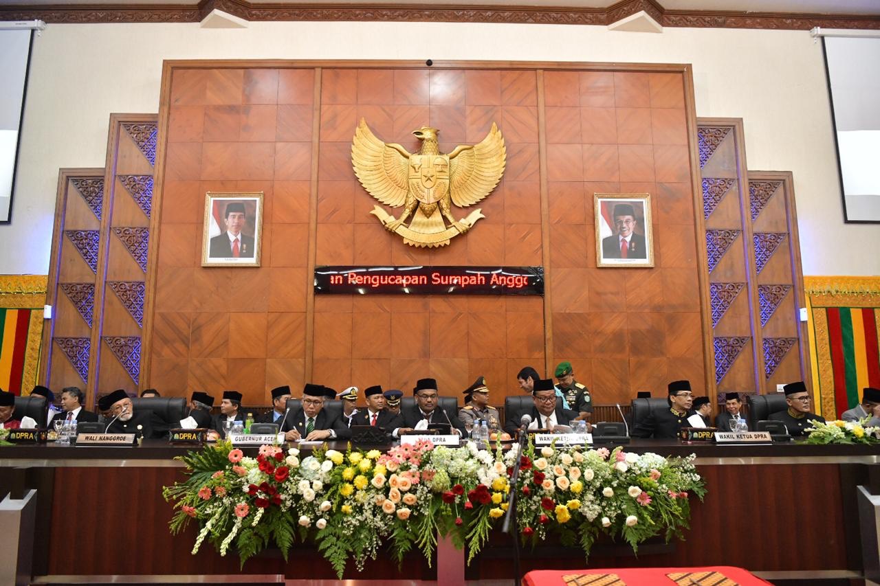81 Anggota DPR Aceh Terpilih Dilantik, Plt Gubernur Ajak