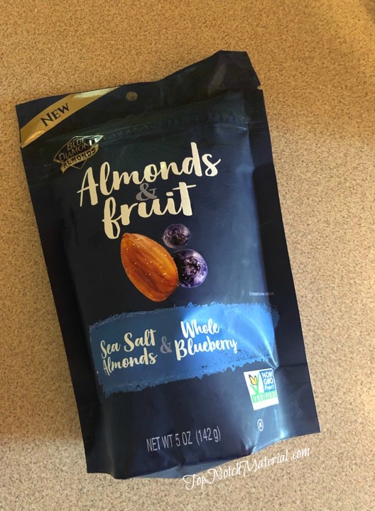 Top Notch Material Blue Diamond Almonds & Fruit Perfect Appetizer for