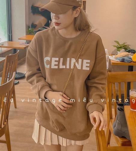 Áo khoác Sweater cenline nỉ ngoại dày dặn