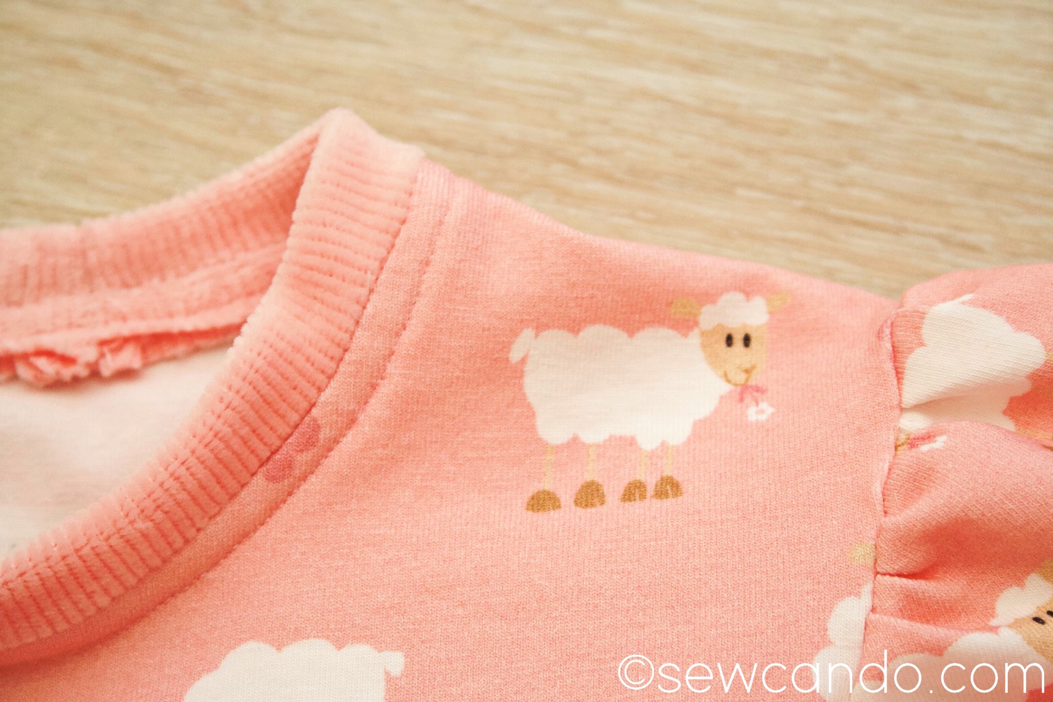 Sew Can Do My DIY'd Little Lamb Easter Baby Dress Set & Teether