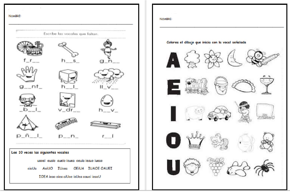 espada cruzar Voluntario Cuadernillo Para Aprender A Leer En 1 2 x 3 - AULA VIRTUAL PRIMARIA