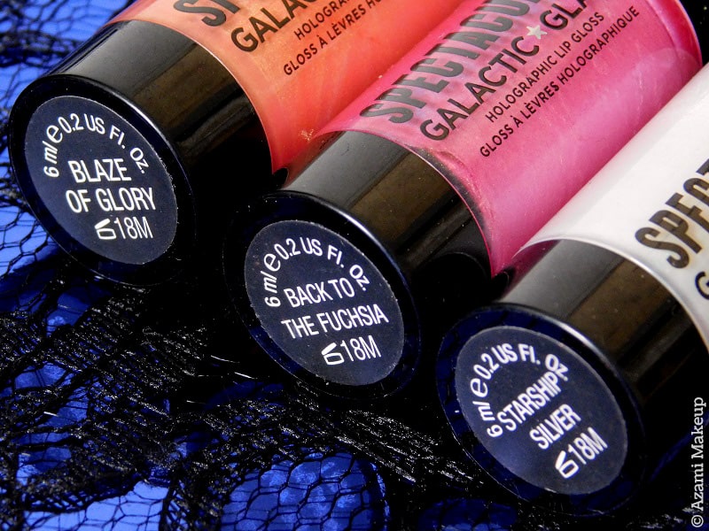 Soap & Glory | Spectaculips Galactic Glaze Holographic Lip Gloss Review & Swatches - Blaze of Glory - Back to the Fuchsia - Starship Silver - Avis Gloss Holographique - Boots London Soap & Glory | Spectaculips Galactic Glaze Holographic Lip Gloss Review & Swatches - Blaze of Glory - Back to the Fuchsia - Starship Silver - Avis Gloss Holographique - Boots London