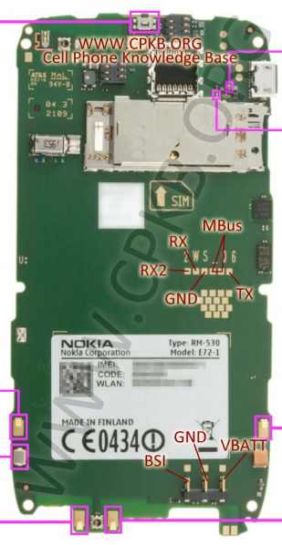 Nokia E72 1 Rm 530 Universal Cable Pinout