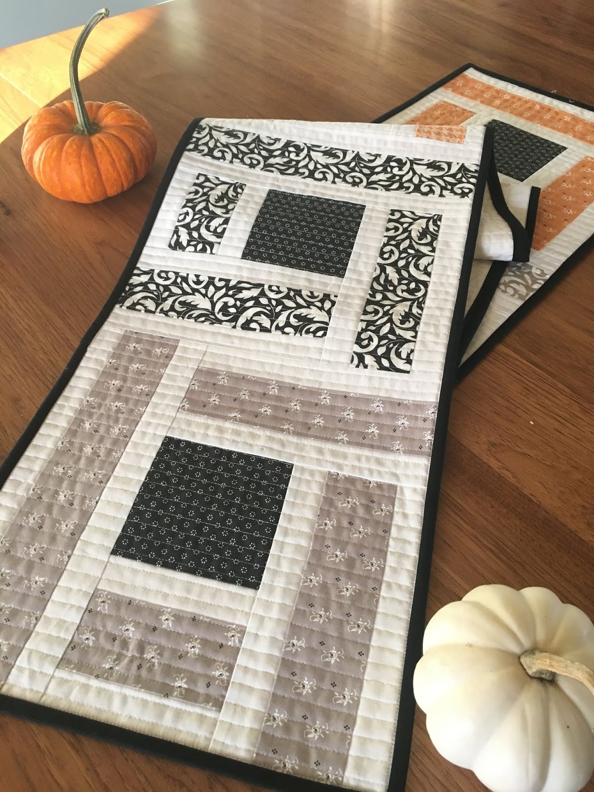 Fresh Dew Drops Log Cottage A Jelly Roll Table Runner