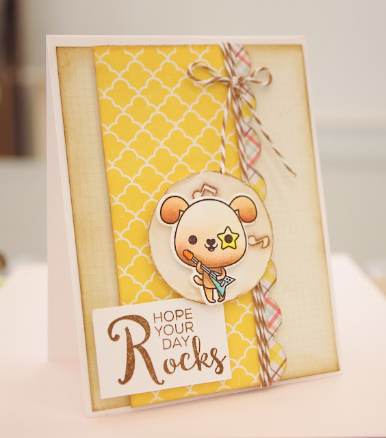 Mama Elephant Hope Your Day Rocks! Tobi Crawford ink