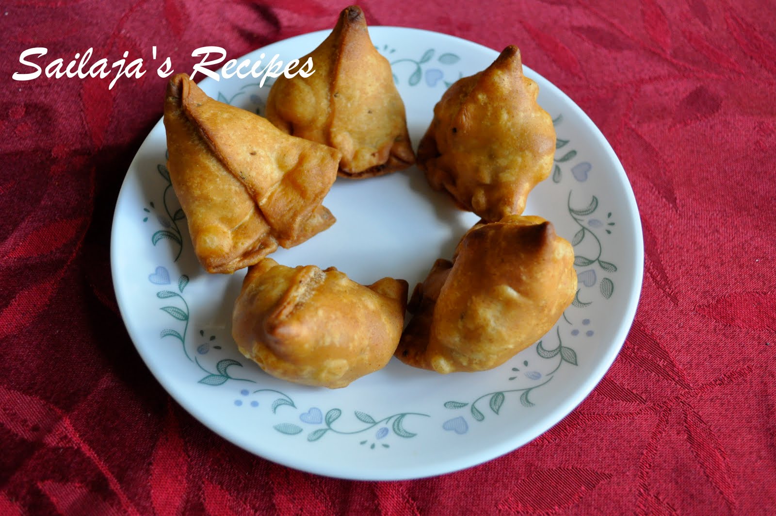Sailaja's Recipes Samosa