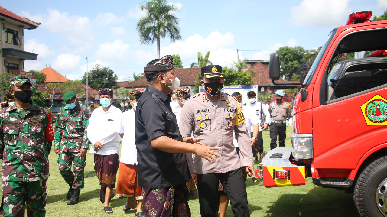Polres Gianyar Gelar Apel Kesiapan Personel dan Antisipasi Bencana Alam