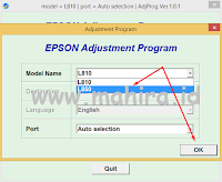 Cara Reset Epson L850 Service Required Dengan Adjustmen Program Cara Reset Epson L850 Service Required Dengan Adjustmen Program