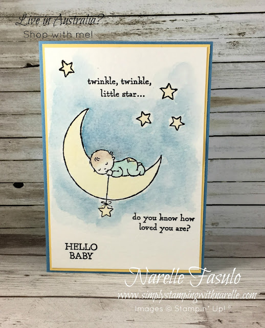 Know someone having a baby? Then why not create them a card as special at their bundle of joy is - Get your supplies here - http://bit.ly/2ynxHoi - Simply Stamping with Narelle