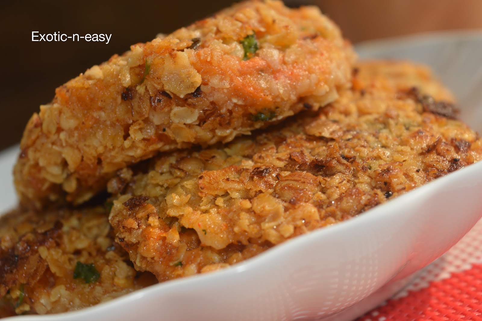 exoticneasy cooking Oats Cutlet