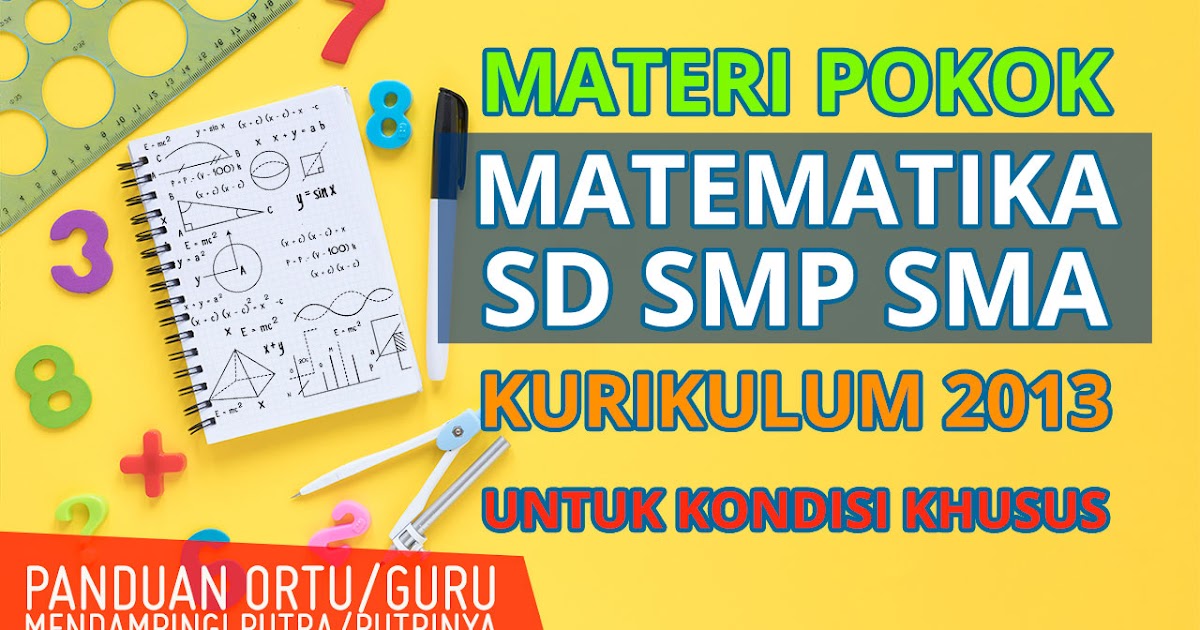 Mata pelajaran pokok anak sma