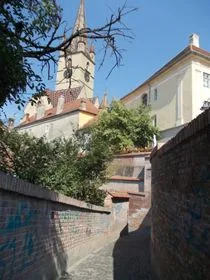 Sibiu - Gangul Pasajului scărilor ce duce spre Liceul de Muzică și Arte Plastice