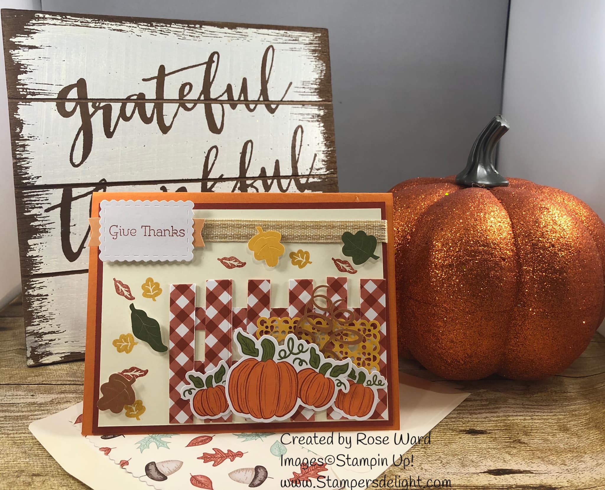 Stampersdelight September's Paper Pumpkin with alternatives and