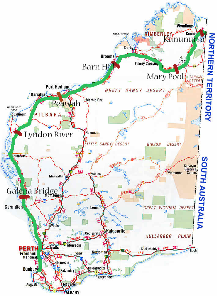 Map Of Kununurra Wa Life Images By Jill: Half Lap Of Australia - Part 2 - Free Camp Perth To  Kununurra