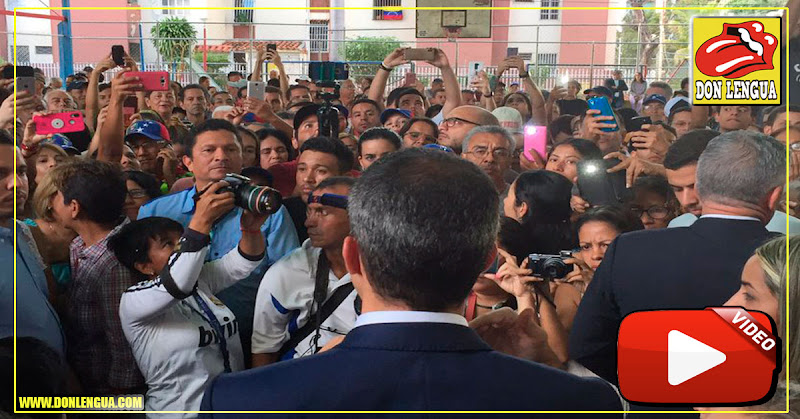 Maduro no pisa la calle pero Juan Guaidó se mezcla con el pueblo en Lara