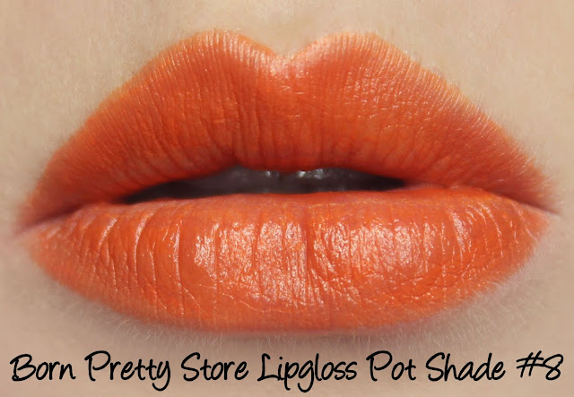 Born Pretty Store Lipgloss/Lipstick Pots - Shade #8 Swatches & Review