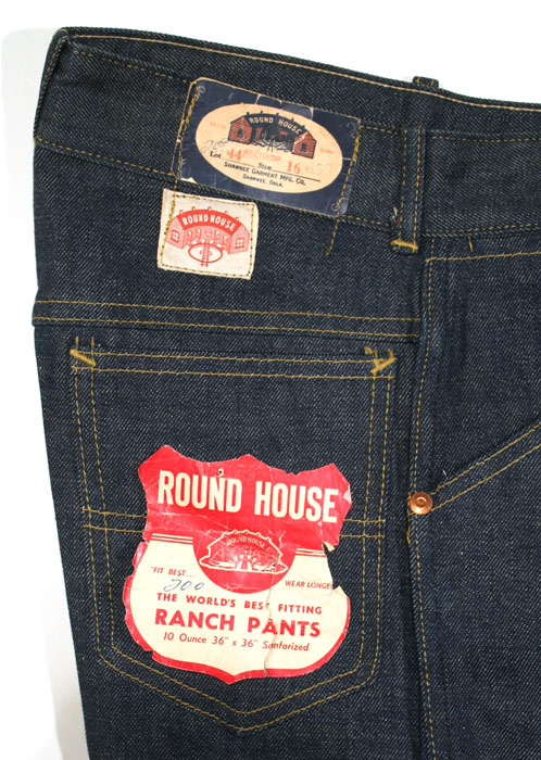 Ballyhoo Vintage News: Round House Jeans with Crotch Rivet