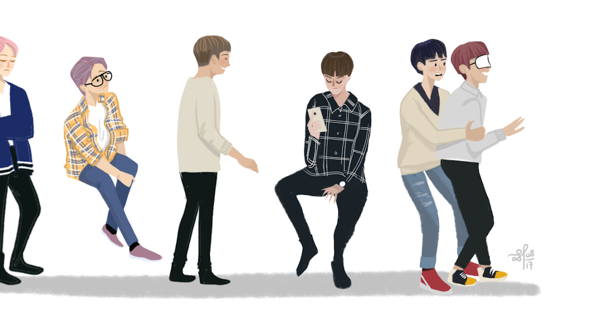 Stefanny Harya BTS illustration