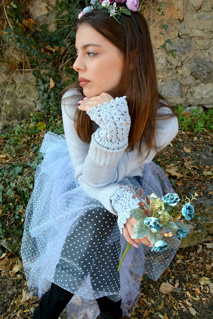Snow Princess Warmers- crochet pattern