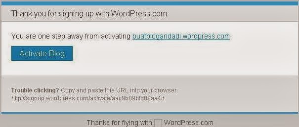 Cara Membuat Blog di Wordpress Gratis Lengkap Pemula