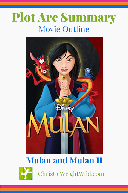 Mulan doesn’t fit the traditional princess role, or at least it didn’t back in 1998, but it has become a Disney classic. Fans of the first Mulan movie welcomed the sequel, Mulan II. According to the Marathon Method of Plotting, the five main plot points of this story are found below.