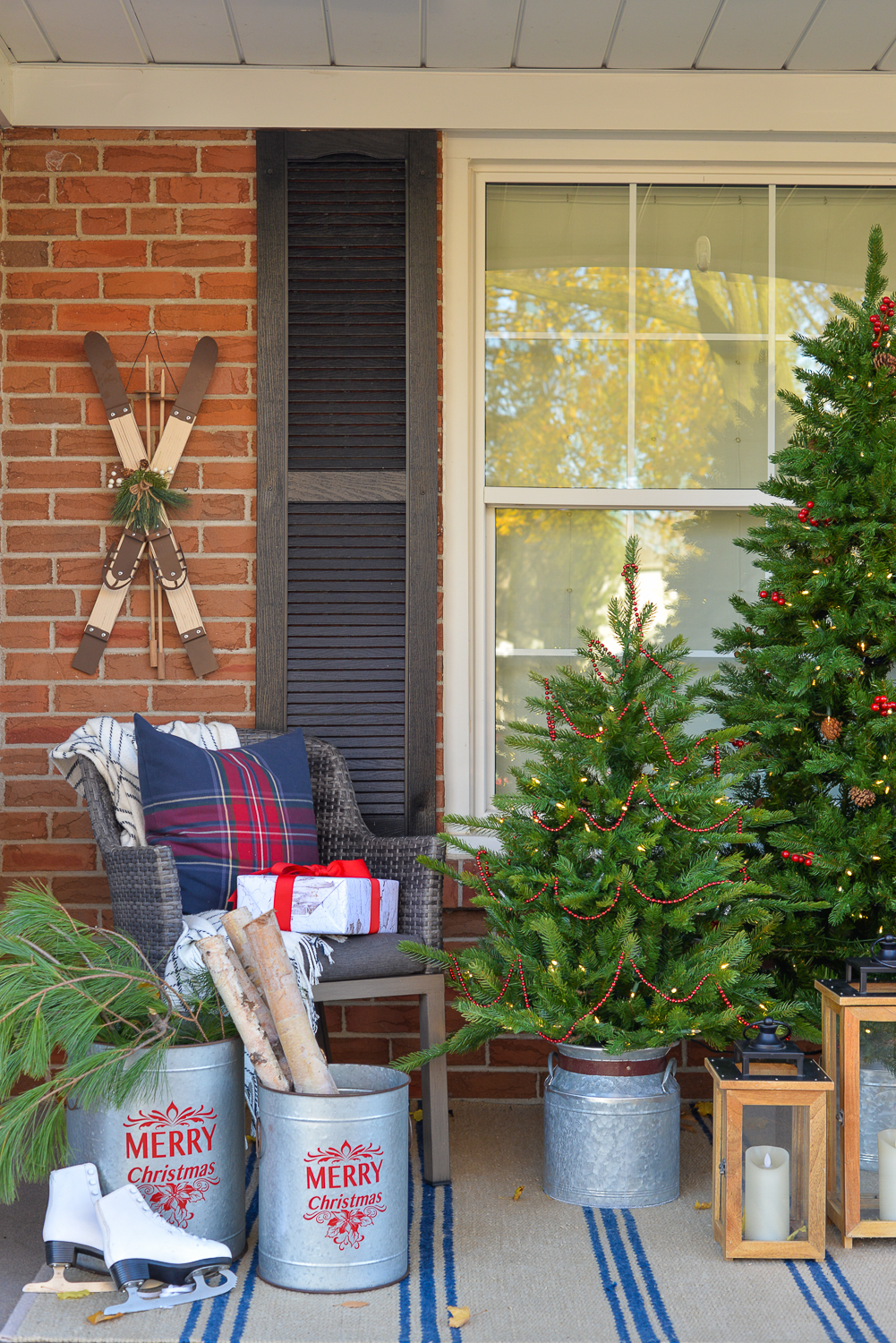 Outdoor Christmas Decorating Ideas for the Front Porch  Rambling