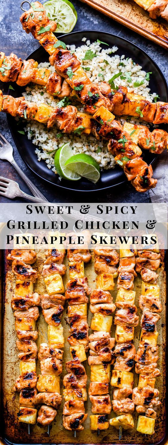 SWEET AND SPICY GRILLED CHICKEN AND PINEAPPLE SKEWERS #recipes #dinnerrecipes #dishesrecipes #dinnerdishes #dinnerdishesrecipes #food #foodporn #healthy #yummy #instafood #foodie #delicious #dinner #breakfast #dessert #lunch #vegan #cake #eatclean #homemade #diet #healthyfood #cleaneating #foodstagram SWEET AND SPICY GRILLED CHICKEN AND PINEAPPLE SKEWERS #recipes #dinnerrecipes #dishesrecipes #dinnerdishes #dinnerdishesrecipes #food #foodporn #healthy #yummy #instafood #foodie #delicious #dinner #breakfast #dessert #lunch #vegan #cake #eatclean #homemade #diet #healthyfood #cleaneating #foodstagram