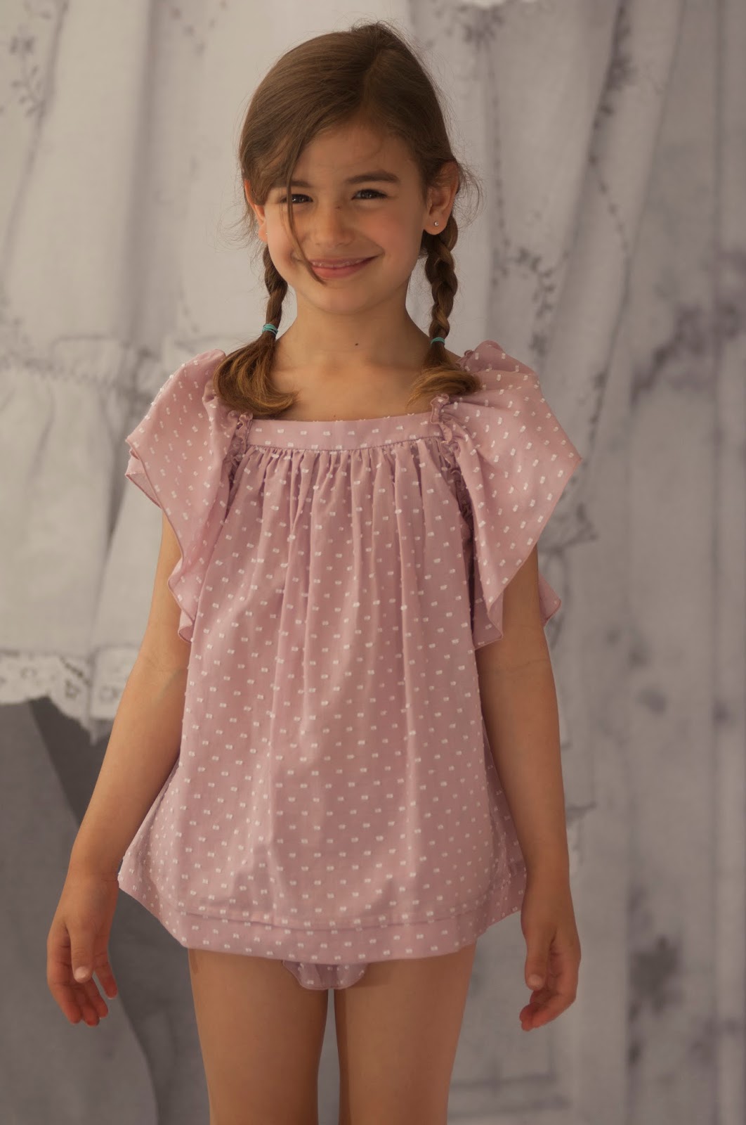 No sin Valentina: Blusón de Lazo y espalda abierta en plumeti rosa...y