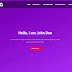 Saas Blog Blogger Template - One Page Website Blogger Template