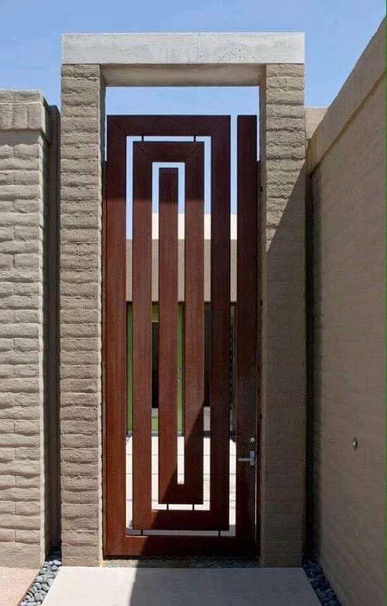 18 ide desain pintu  pagar  rumah  minimalis  1000 Inspirasi Desain Arsitektur Teknologi 