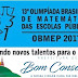 Estudantes de Bom Conselho são premiados em Olimpíadas Brasileiras de Matemática