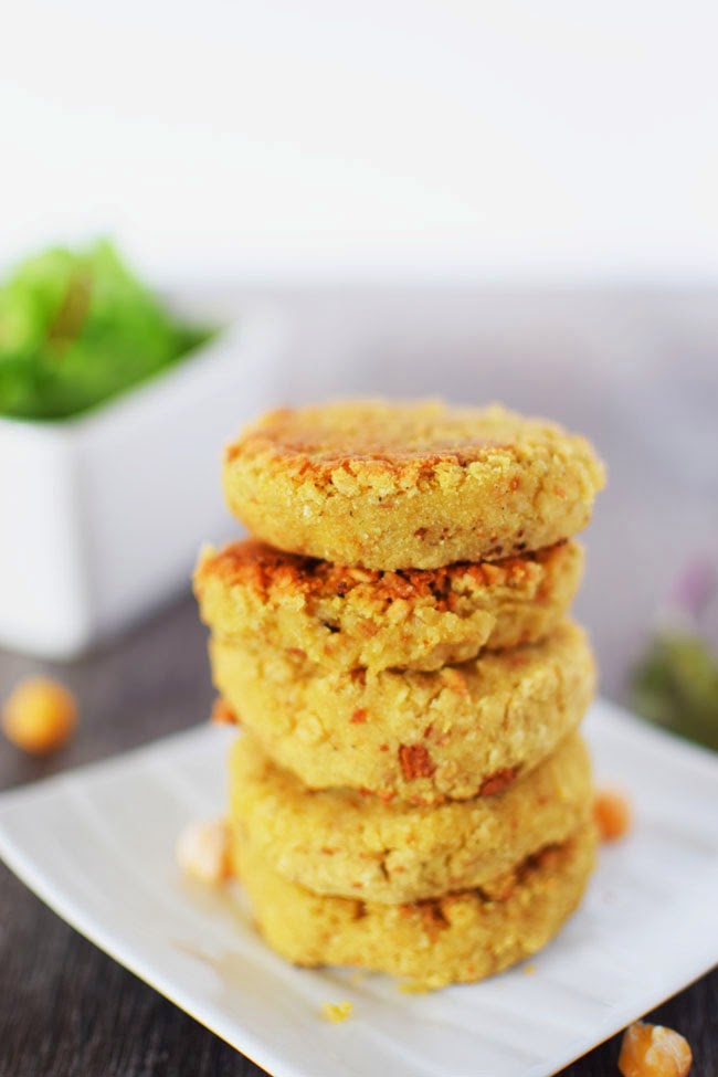 Woman in Real Life Easy Vegan Chickpea Patties