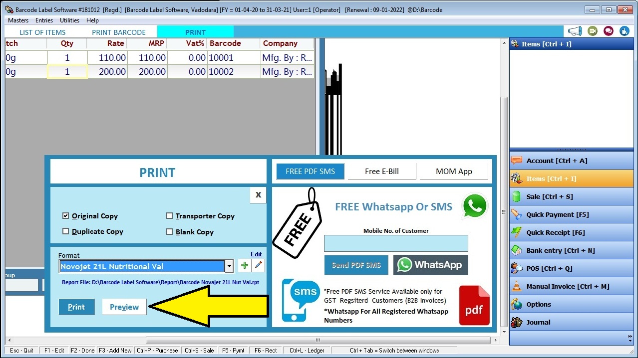 Free Barcode Label Printing Software Barcode Label Guru