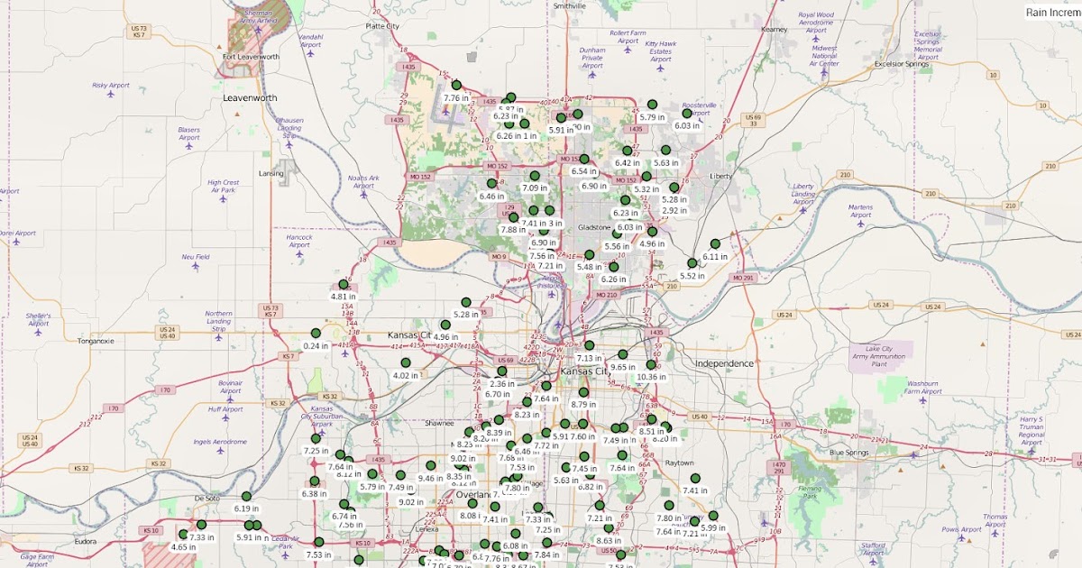 Capt. Spaulding's World Metro Kansas City Rainfall Maps August 2330