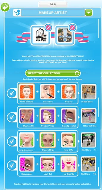 Makeup Artist Hobby The Sims Freeplay Freeplay Guide