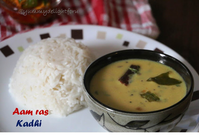 Aam kadhi recipe, Ripe mango kadhi