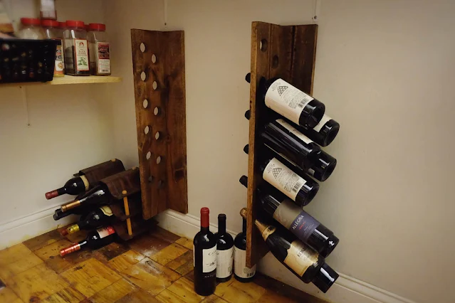 wine racks before