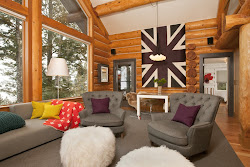 cabin log interiors modern interior homes mountain cabins decorating decor lodge furniture room living contemporary inside rustic british country aisle