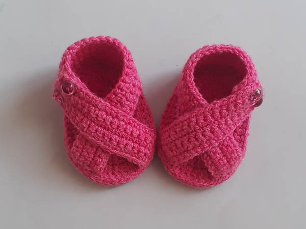 Crochet Crosia Free Patttern With Video Tutorials Super Fast Baby Shoes Crochet Design