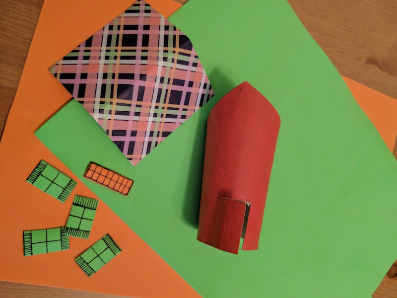 Cardboard Tube House Craft The Joy of Sharing