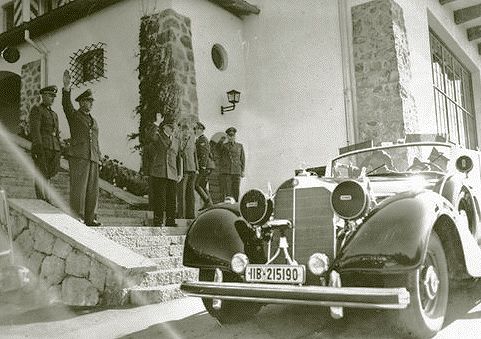 Hitler in Berchtesgaden at the Berghof worldwartwodaily.filminspector.com