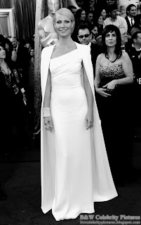 Gwyneth Paltrow over red carpet at 2012 Academy Awards - Oscar arrival