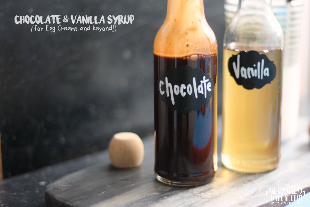 Chocolate & Vanilla Syrup for Egg Creams and Beyond