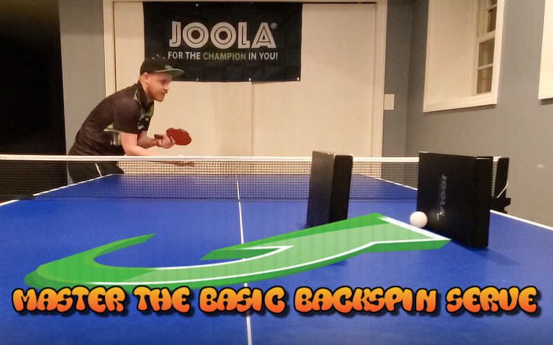 MHTableTennis Learning and Developing a Basic Backspin Table Tennis Serve