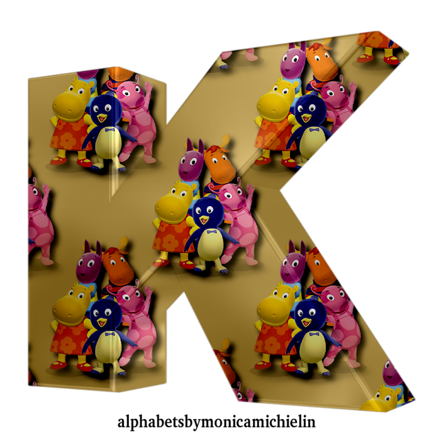 M. Michielin Alphabets: BACKYARDIGANS ALPHABET GOLDEN, ICONS, NUMBERS ...