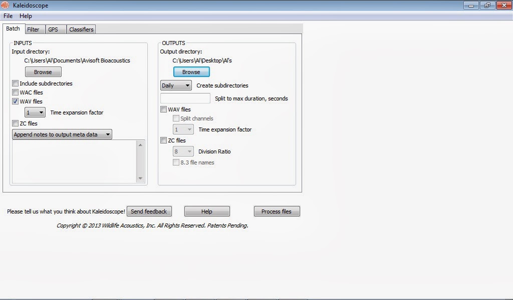 Review Kaleidoscope Pro Software From Wildlife Acoustics Part 1 Of 2