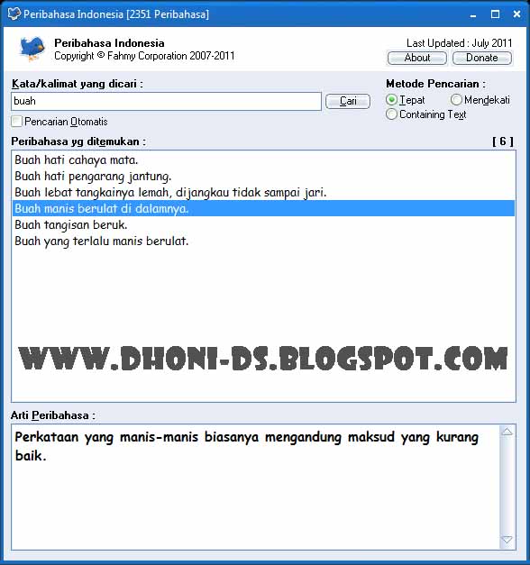Download Software Peribahasa Indonesia Komplit Full