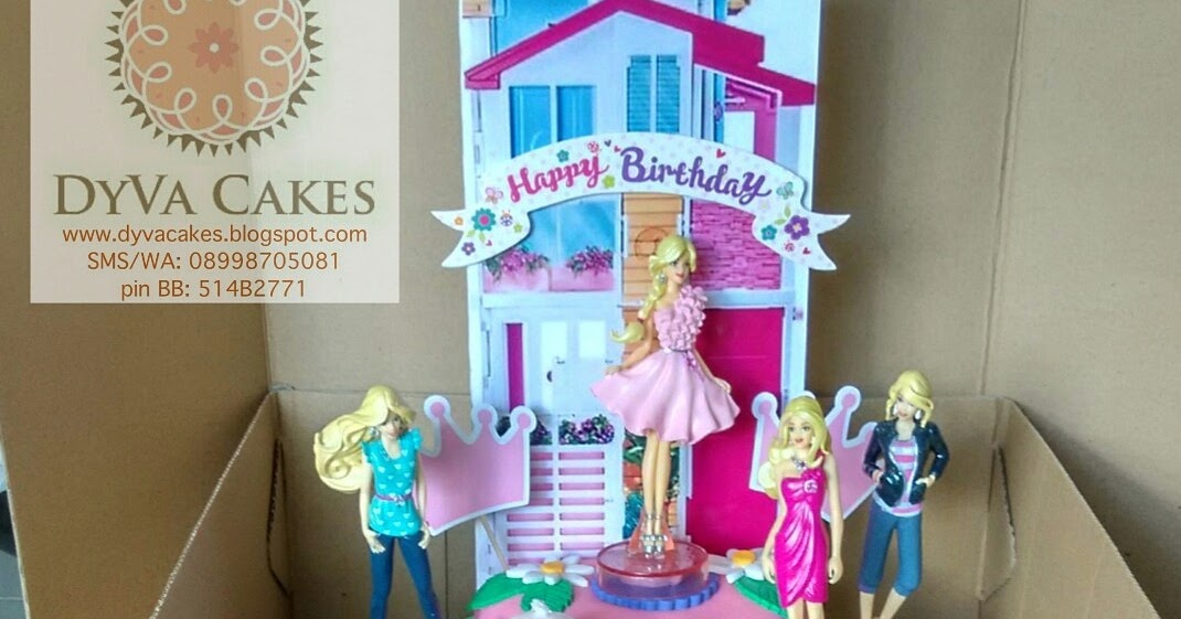 DyVa Cakes Barbie Dream House Birthday Cake