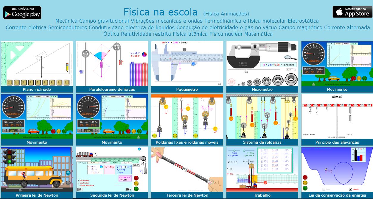 Física na escola- Simulações